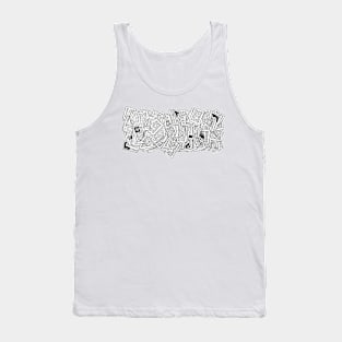 Book Pages Tank Top